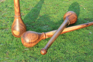 adjustable wooden mace