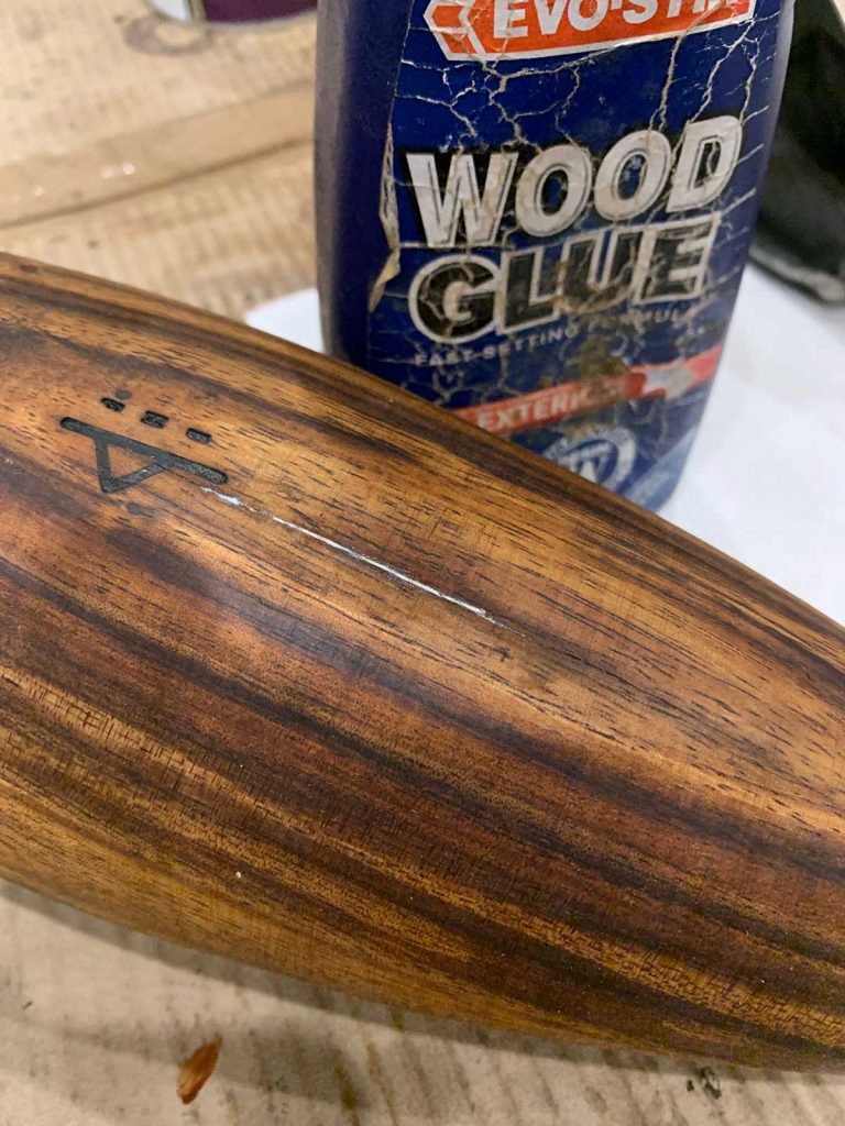 gluing wood club