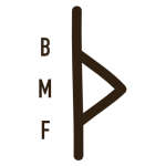 The BMF logo is based on the Thurisaz, or Thor, rune